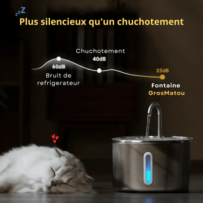 Fontaine Inox GrosMatou — L'eau fraîche et saine, 24h/24.