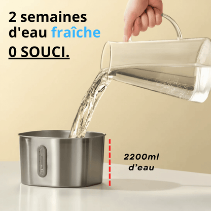 Fontaine Inox GrosMatou — L'eau fraîche et saine, 24h/24.
