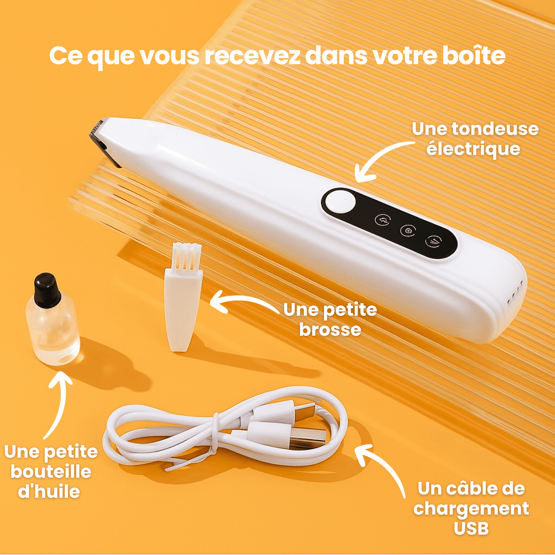 Tondeuse Chien Silencieuse Sans Fil GrosMatou