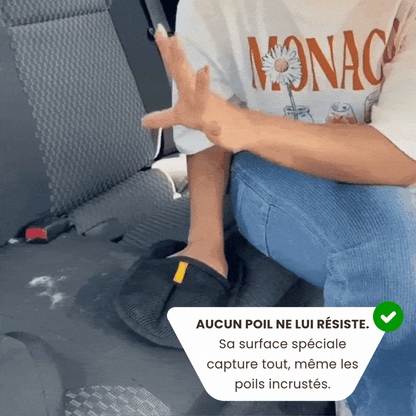 Le Gant GrosMatou — Brossez, massez et ramassez les poils sans effort