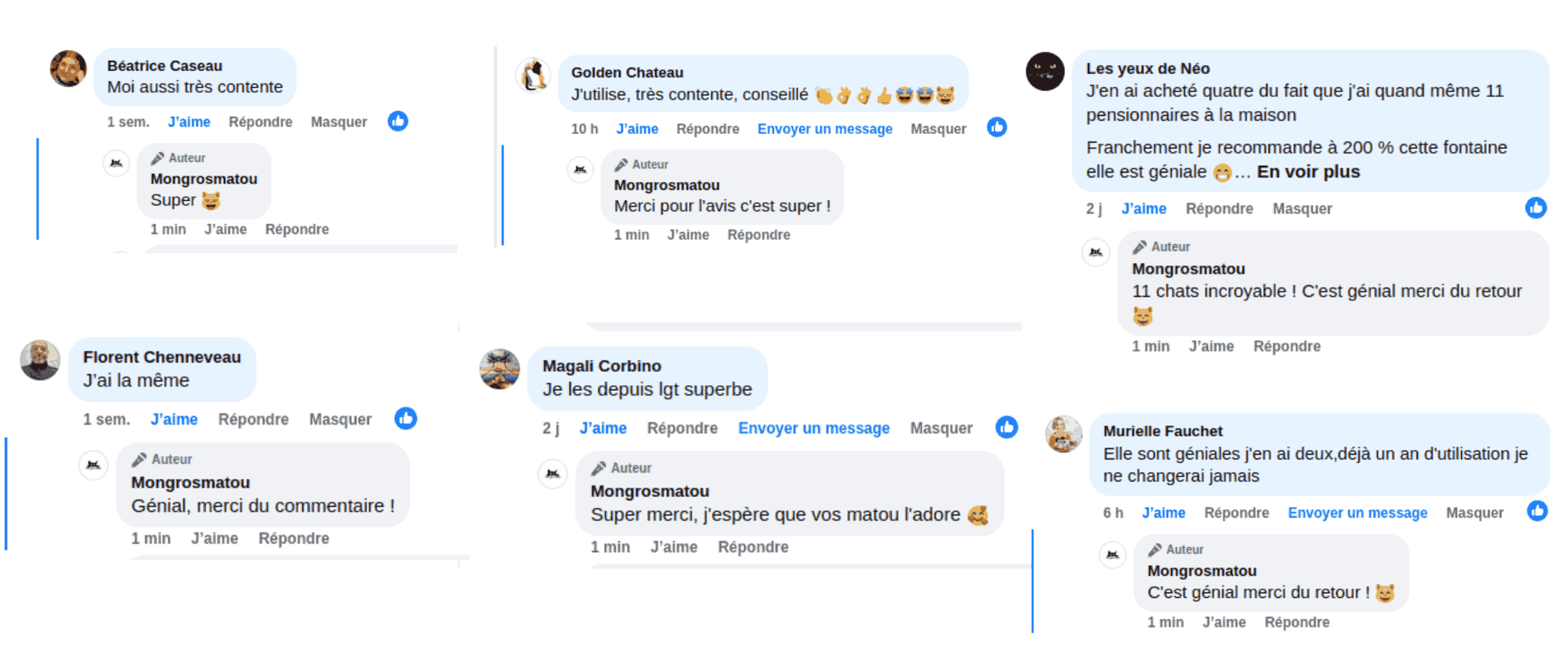Ce sont eux qui en parlent le mieux...