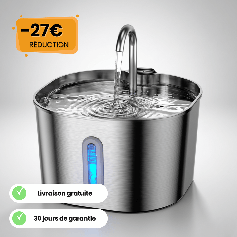 Fontaine Inox GrosMatou — L'eau fraîche et saine, 24h/24.