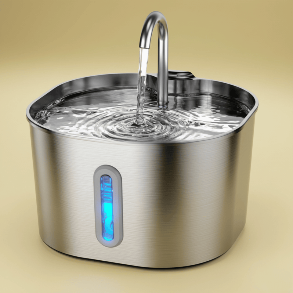 Fontaine Inox GrosMatou — L'eau fraîche et saine, 24h/24.