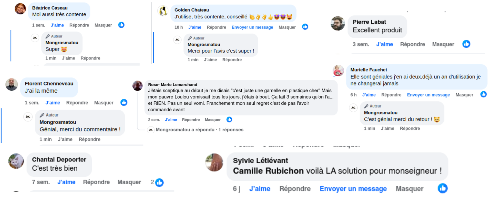 Ce sont eux qui en parlent le mieux...