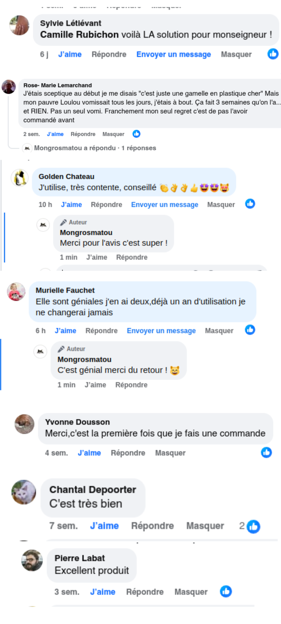 Ce sont eux qui en parlent le mieux...