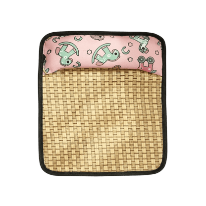 Tapis Rafraîchissant Chat — Confort Été Sans Gel & Antidérapant — Large / Rose