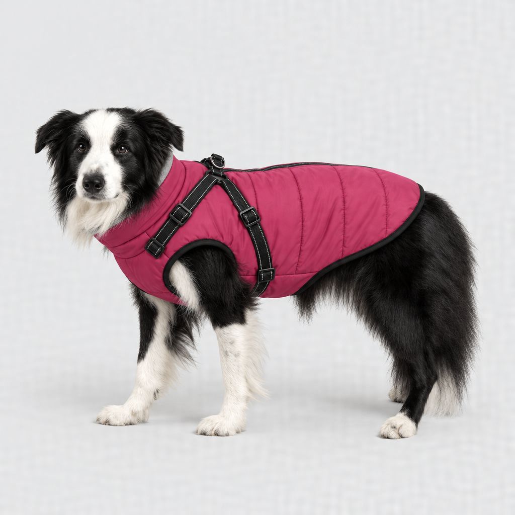 Border collie en manteau framboise, tailles XL et 2XL
