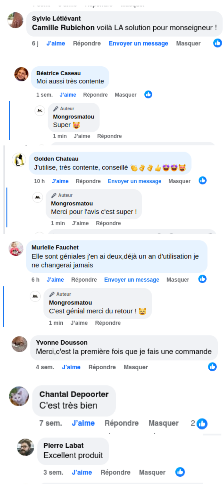 Ce sont eux qui en parlent le mieux...