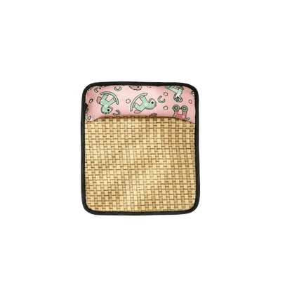 Tapis Rafraîchissant Chat — Confort Été Sans Gel & Antidérapant — Petit / Rose